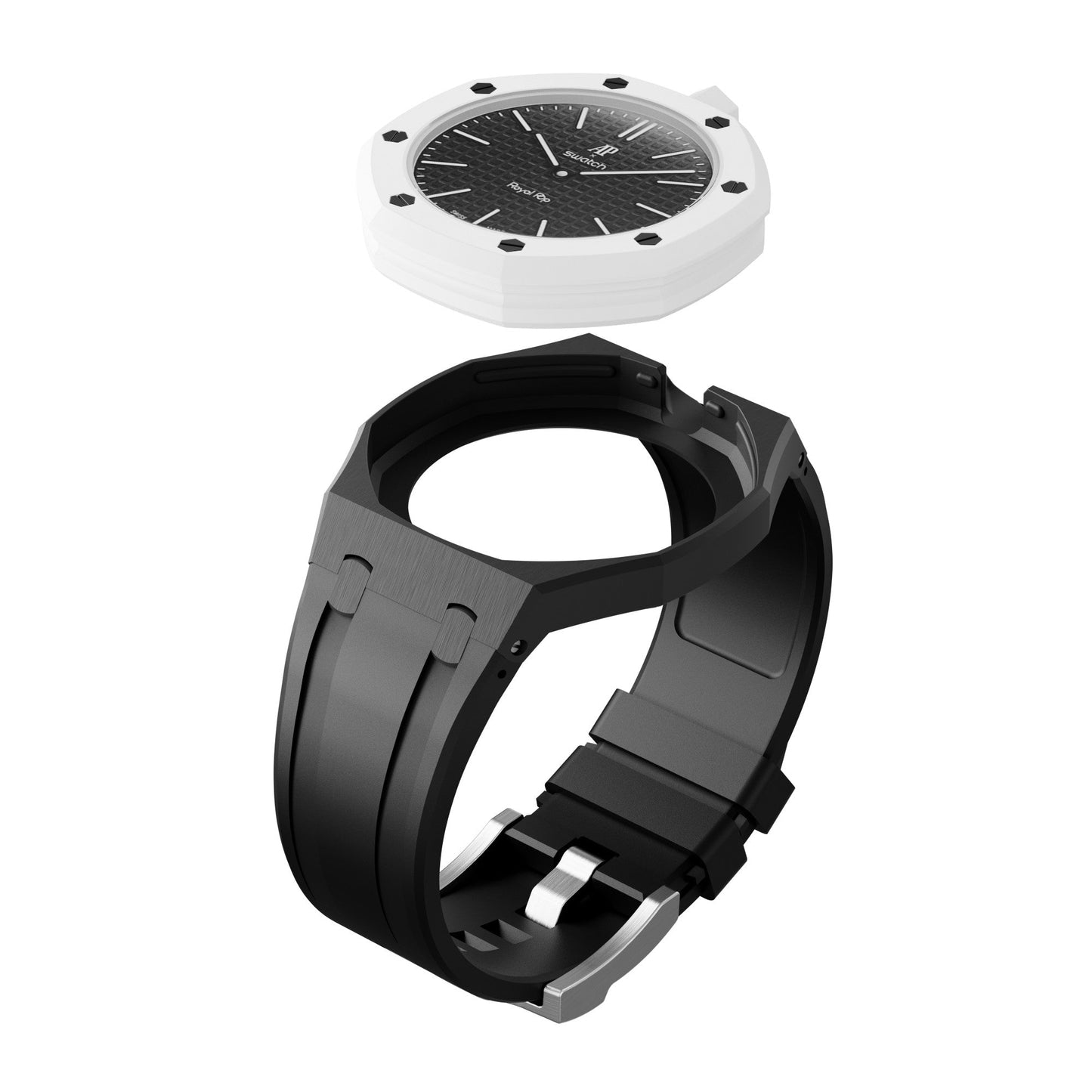 Royal Oak Pop Exclusive Bioceramic Case & Silicone Strap(Rwith Cradle)