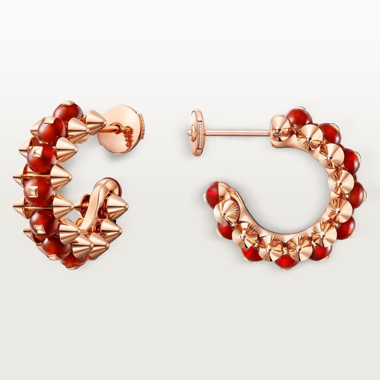 [Rose Tomorrow]CLASH 7.9MM AGATE CHALCEDONY EARRINGS