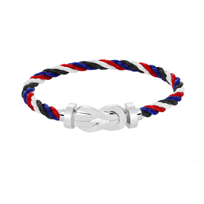 [Rose Tomorrow]CHANCE LARGE 8 FIGURE BUCKLE NO DIAMOND BRACELET SILVER