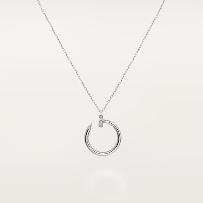 [Rose Tomorrow]JUSTE NECKLACE HALF DIAMOND
