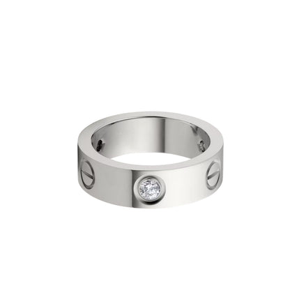 [Rose Tomorrow]LOVE 5.5MM 3 DIAMOND RING
