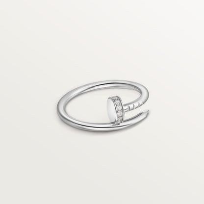 [Rose Tomorrow]JUSTE 1.8MM HALF DIAMOND RING