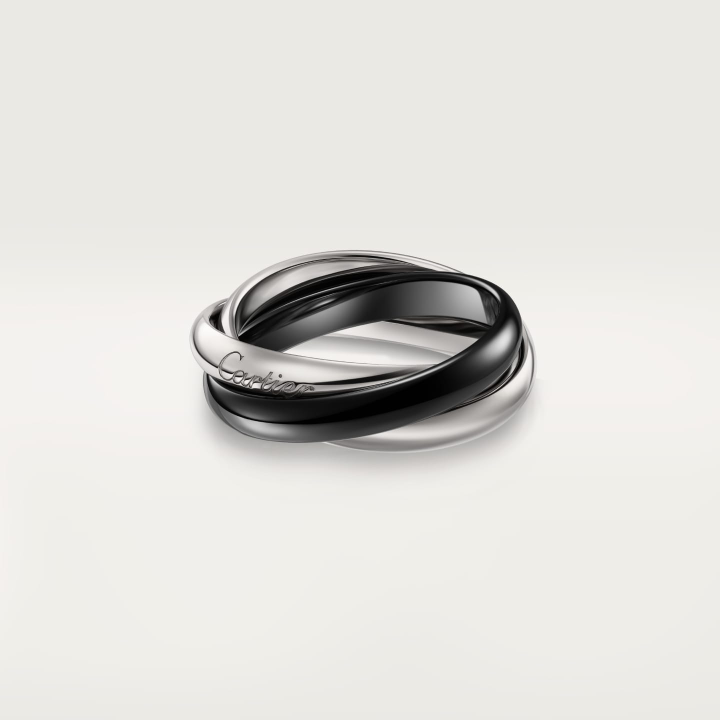 [Rose Tomorrow]TRINITY 3.2MM RING BLACK CERAMIC