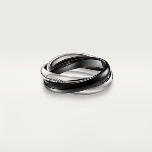 [Rose Tomorrow]TRINITY 3.2MM RING BLACK CERAMIC