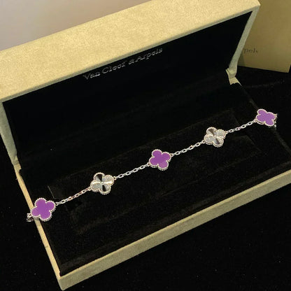 [Rose Tomorrow] CLOVER 5 MOTIF VIOLET BRACELET COLLECTION