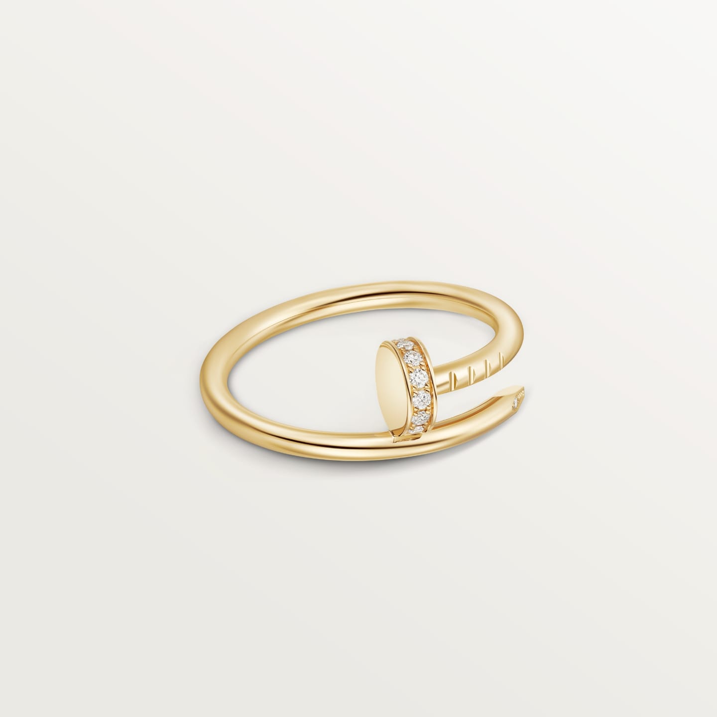 [Rose Tomorrow]JUSTE 1.8MM HALF DIAMOND RING