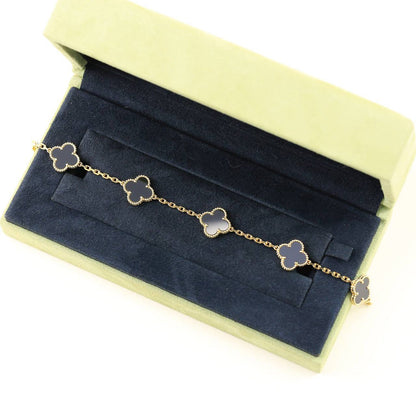 [Rose Tomorrow] CLOVER 5 MOTIF ONYXS BRACELET COLLECTION
