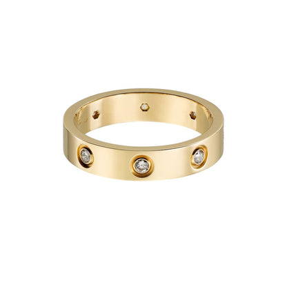 [Rose Tomorrow]LOVE 4MM 8 DIAMOND RING