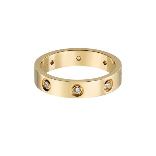 [Rose Tomorrow]LOVE 4MM 8 DIAMOND RING