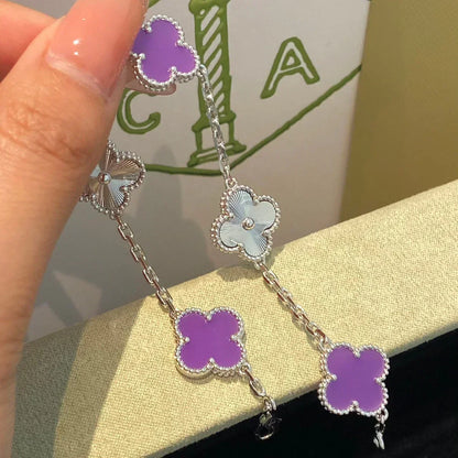 [Rose Tomorrow] CLOVER 5 MOTIF VIOLET BRACELET COLLECTION
