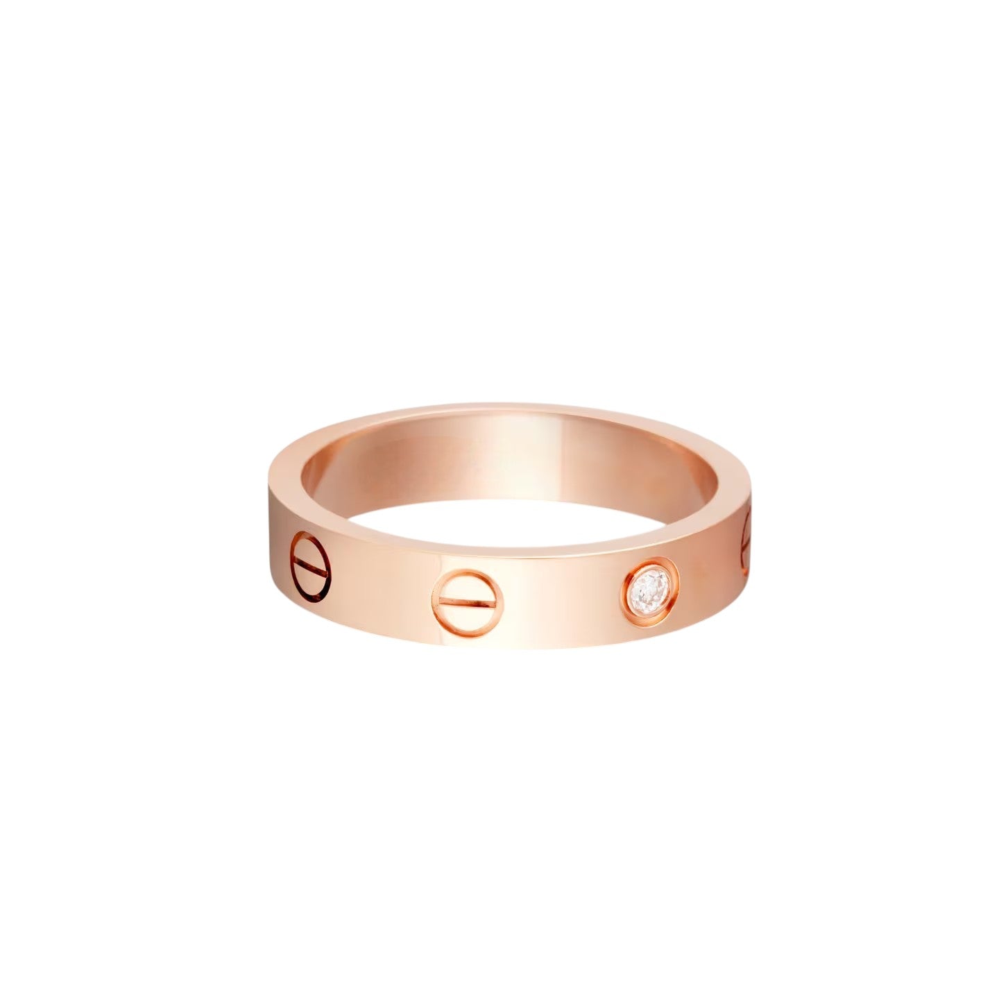 [Rose Tomorrow]LOVE 4MM 1 DIAMOND RING