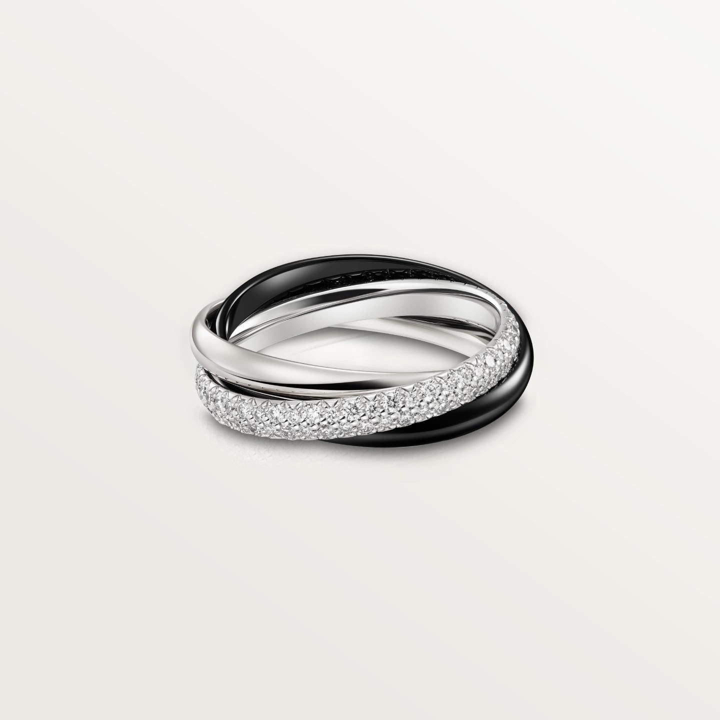[Rose Tomorrow]TRINITY 3.2MM RING BLACK CERAMIC