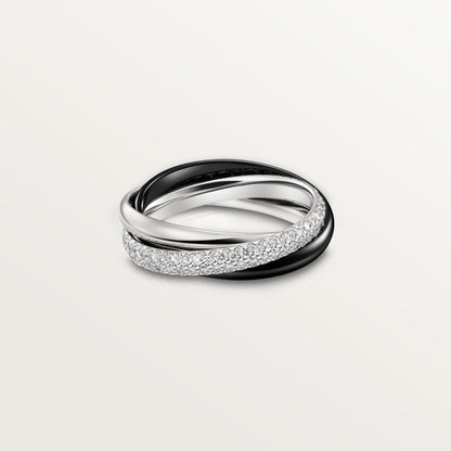 [Rose Tomorrow]TRINITY 3.2MM RING BLACK CERAMIC