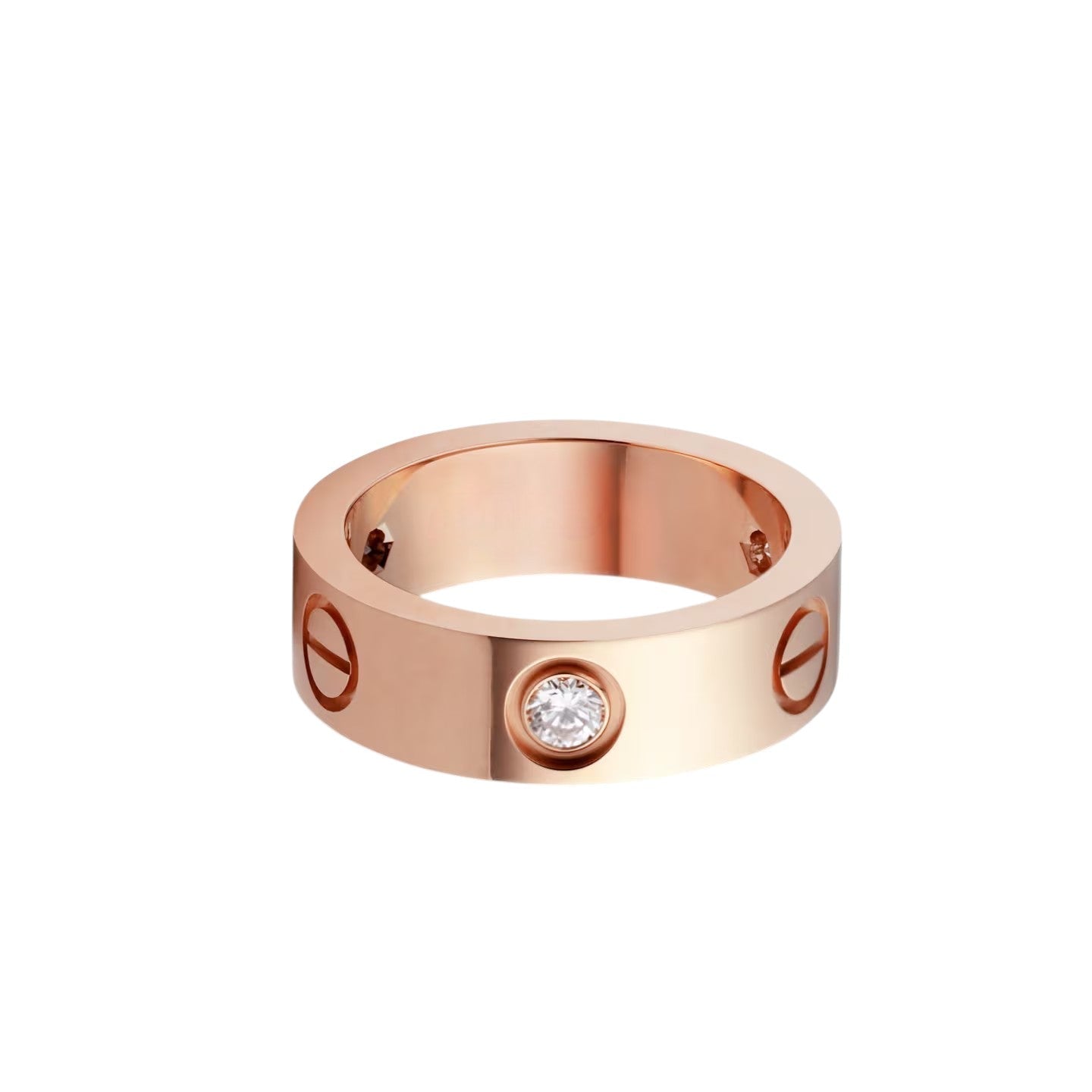 [Rose Tomorrow]LOVE 5.5MM 3 DIAMOND RING