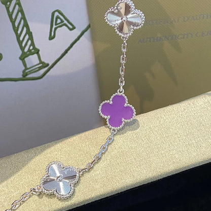 [Rose Tomorrow] CLOVER 5 MOTIF VIOLET BRACELET COLLECTION