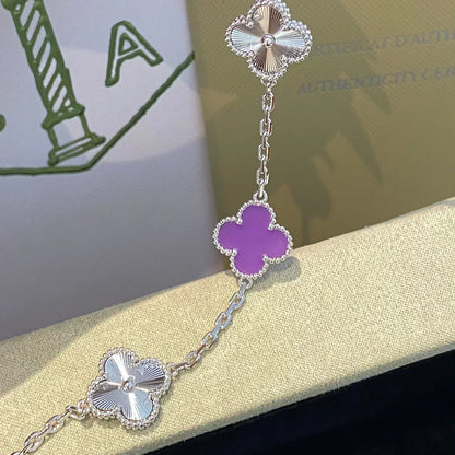 [Rose Tomorrow] CLOVER 5 MOTIF VIOLET BRACELET COLLECTION