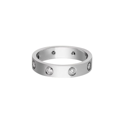 [Rose Tomorrow]LOVE 4MM 8 DIAMOND RING