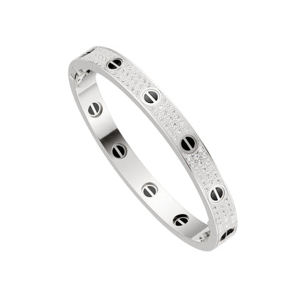 [Rose Tomorrow]LOVE BRACELET 6.1MM DIAMOND-PAVED CERAMIC