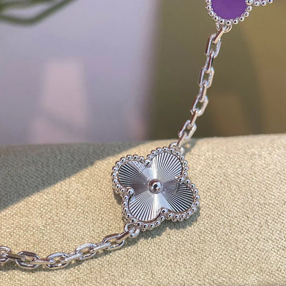 [Rose Tomorrow] CLOVER 5 MOTIF VIOLET BRACELET COLLECTION