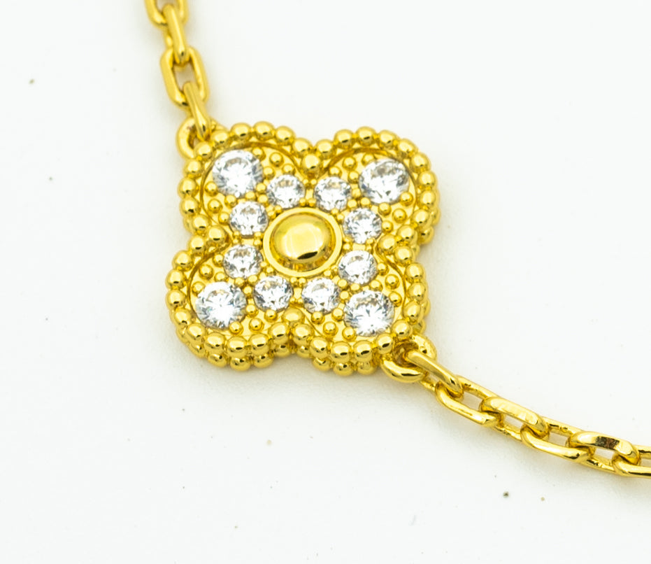 [Rose Tomorrow] CLOVER 5 MOTIF LASER BRACELET COLLECTION