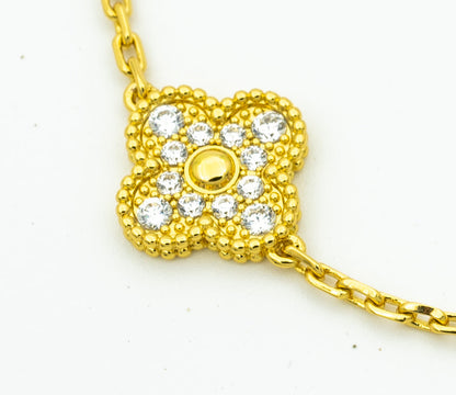 [Rose Tomorrow] CLOVER 5 MOTIF LASER BRACELET COLLECTION