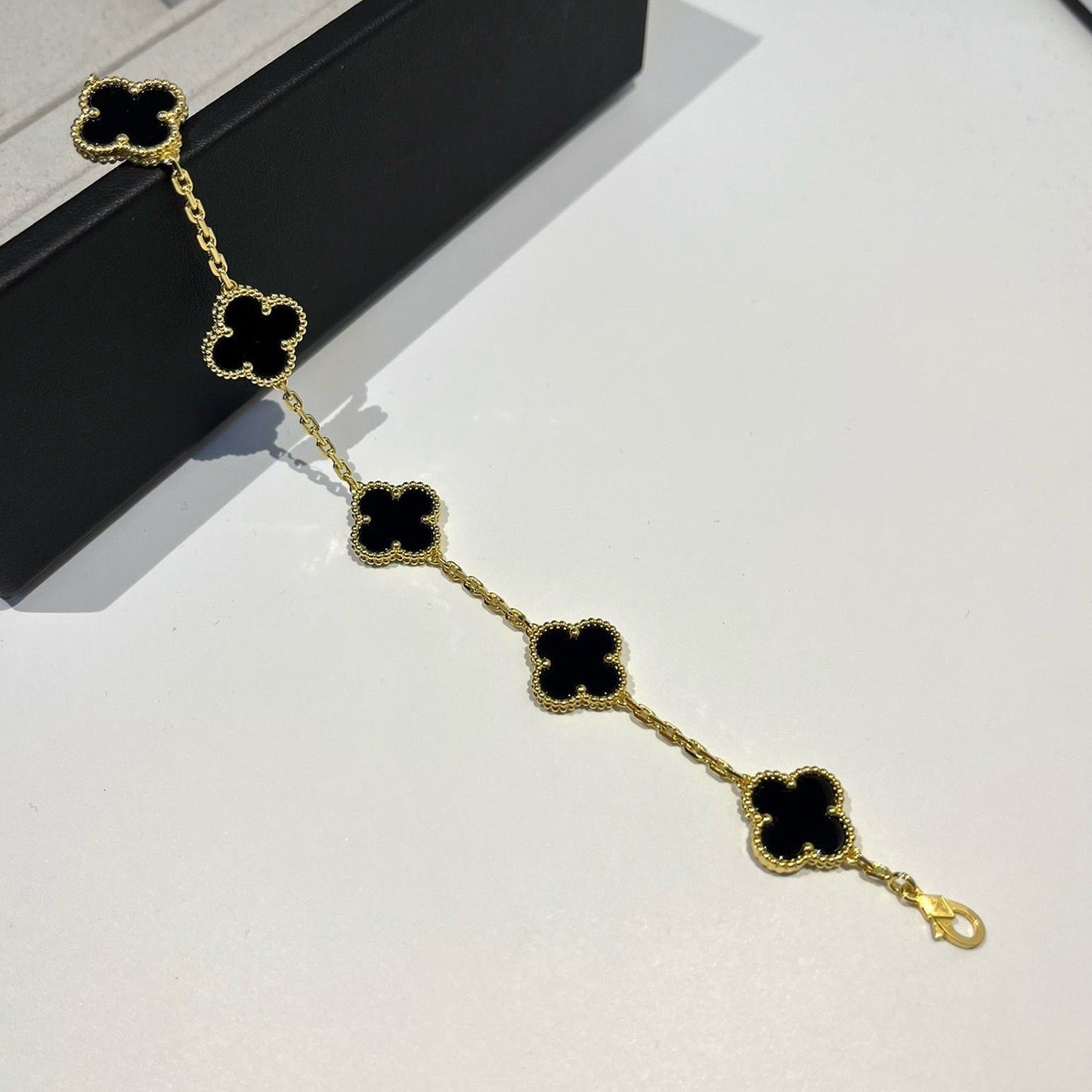 [Rose Tomorrow] CLOVER 5 MOTIF ONYXS BRACELET COLLECTION