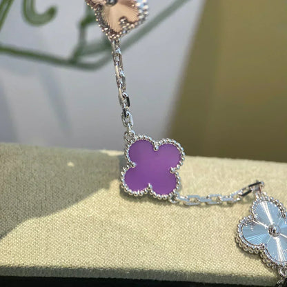 [Rose Tomorrow] CLOVER 5 MOTIF VIOLET BRACELET COLLECTION