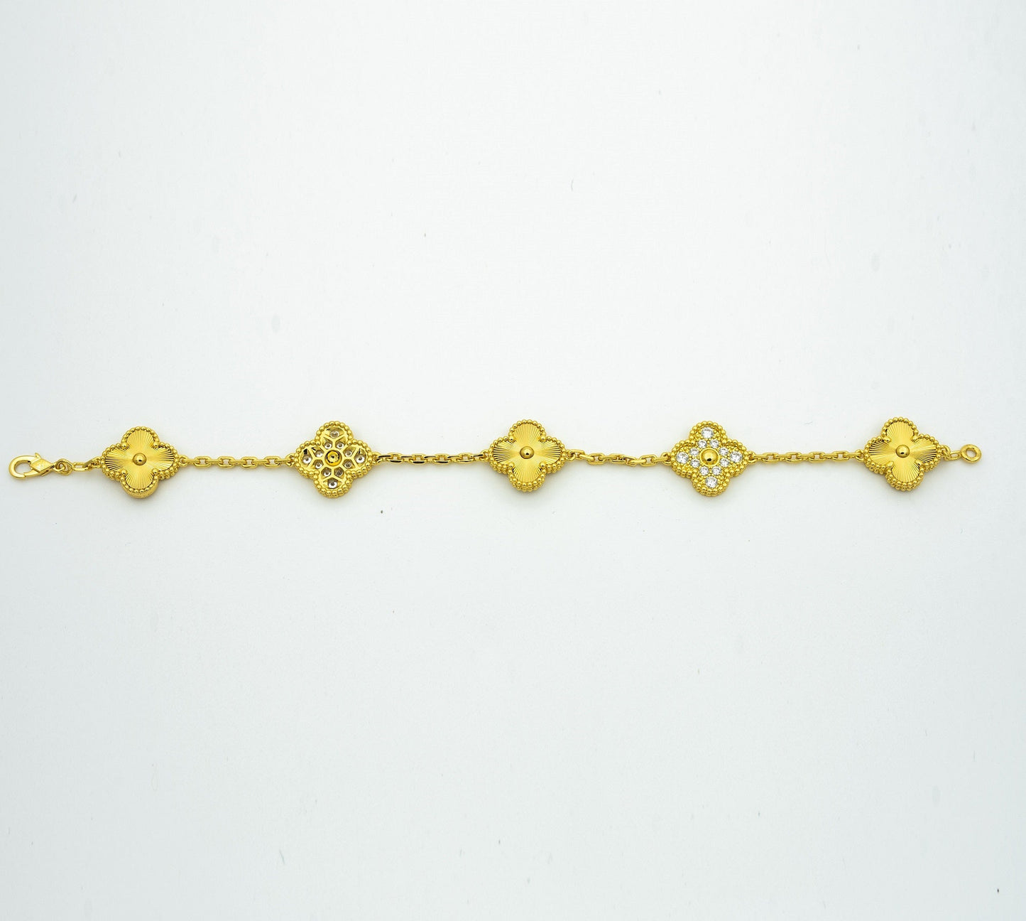 [Rose Tomorrow] CLOVER 5 MOTIF LASER BRACELET COLLECTION