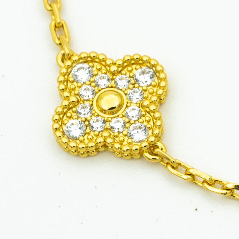 [Rose Tomorrow] CLOVER 5 MOTIF LASER BRACELET COLLECTION