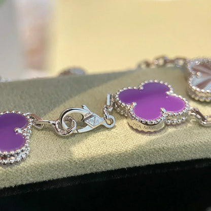 [Rose Tomorrow] CLOVER 5 MOTIF VIOLET BRACELET COLLECTION