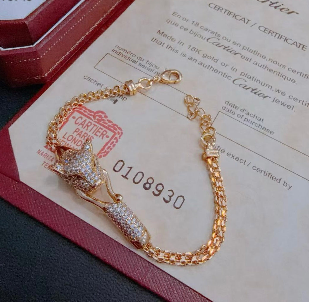 [Rose Tomorrow Jewelry] PANTHERE  BRACELET DIAMONDS