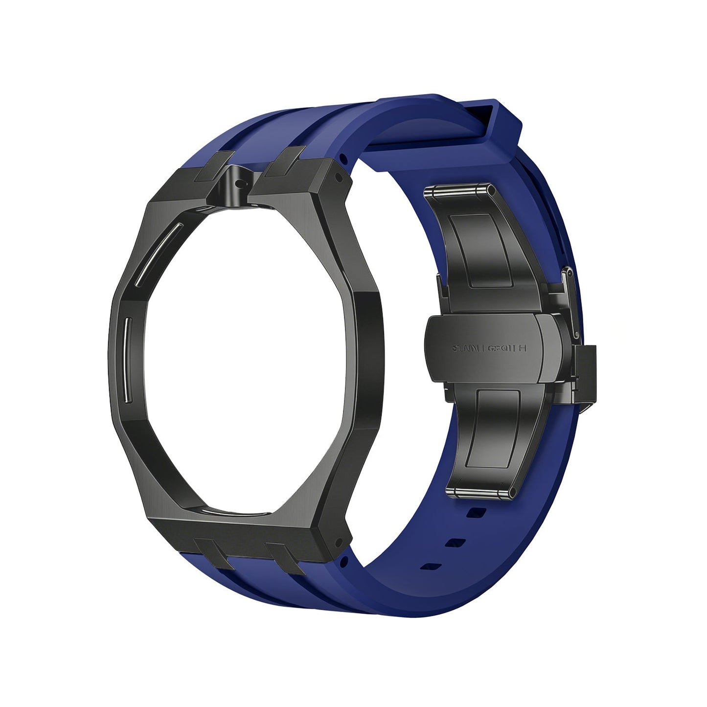 Oak Pop Black Steel Case & Silicone Strap
