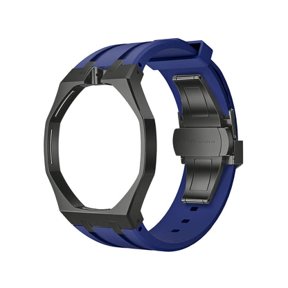 Oak Pop Black Steel Case & Silicone Strap
