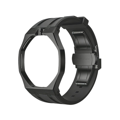 Oak Pop Black Steel Case & Silicone Strap