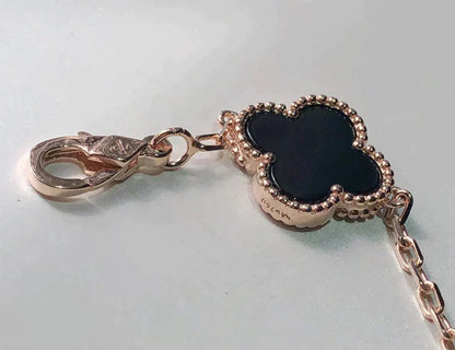 [Rose Tomorrow]CLOVER 5 MOTIFS MULTICOLOR BRACELET