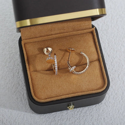 [Rose Tomorrow]JUSTE FULL DIAMOND SMALL EARRINGS