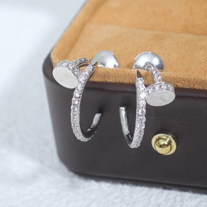 [Rose Tomorrow]JUSTE FULL DIAMOND SMALL EARRINGS