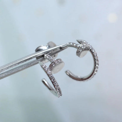 [Rose Tomorrow]JUSTE FULL DIAMOND SMALL EARRINGS