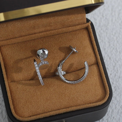 [Rose Tomorrow]JUSTE FULL DIAMOND SMALL EARRINGS