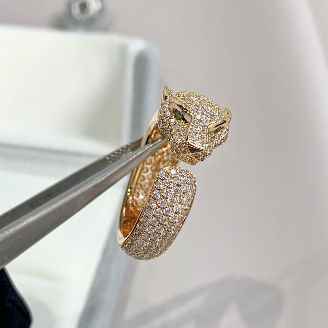 [Rose Tomorrow]PANTHERE PINK GOLD DIAMOND RING
