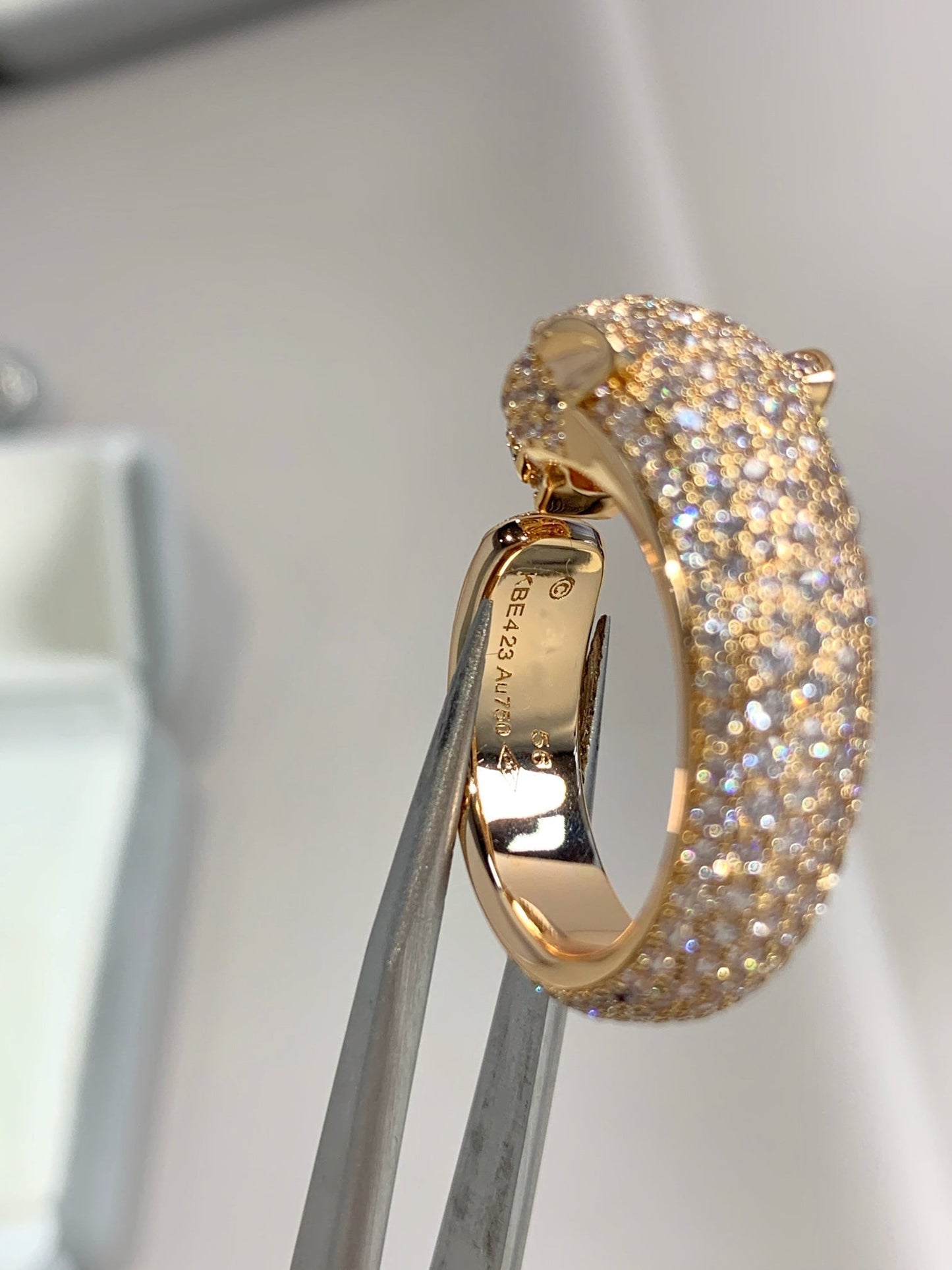 [Rose Tomorrow]PANTHERE PINK GOLD DIAMOND RING
