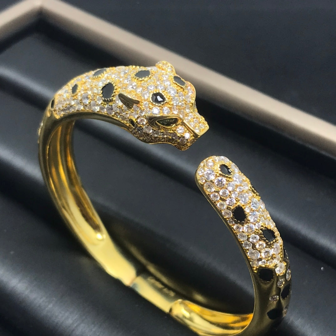 [Rose Tomorrow]PANTHERE BIG BRACELET DIAMONDS