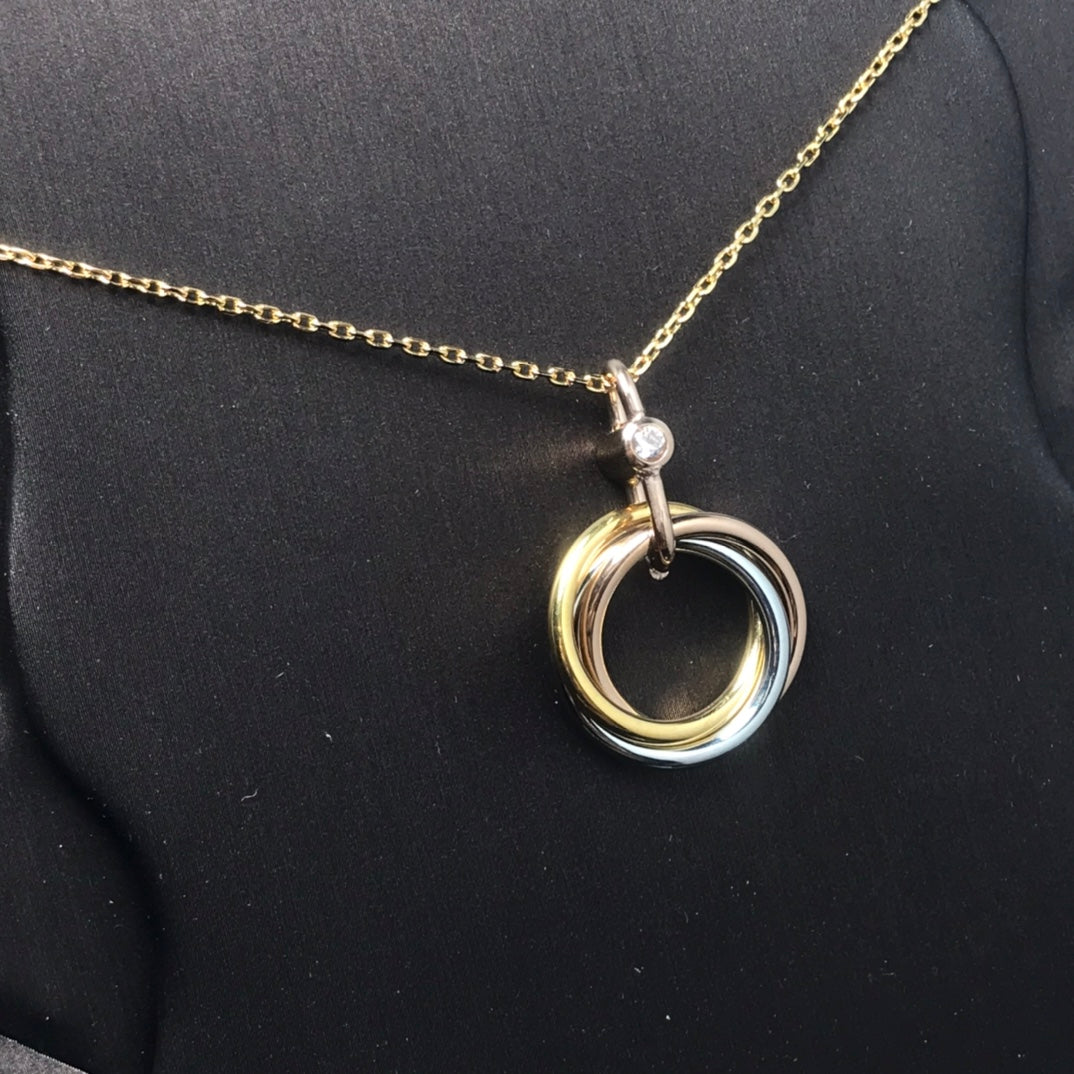 [Rose Tomorrow]TRINITY  NECKLACE 1 DIAMOND