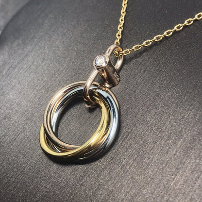 [Rose Tomorrow]TRINITY  NECKLACE 1 DIAMOND