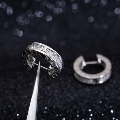 [Rose Tomorrow]ZERO 1 MINI SILVER DIAMOND EARRINGS