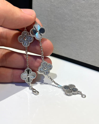 [Rose Tomorrow] CLOVER 5 MOTIF LASER BRACELET COLLECTION
