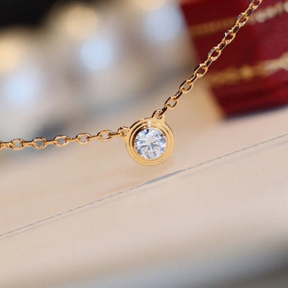 [Rose Tomorrow]DAMOUR DIAMOND NECKLACE