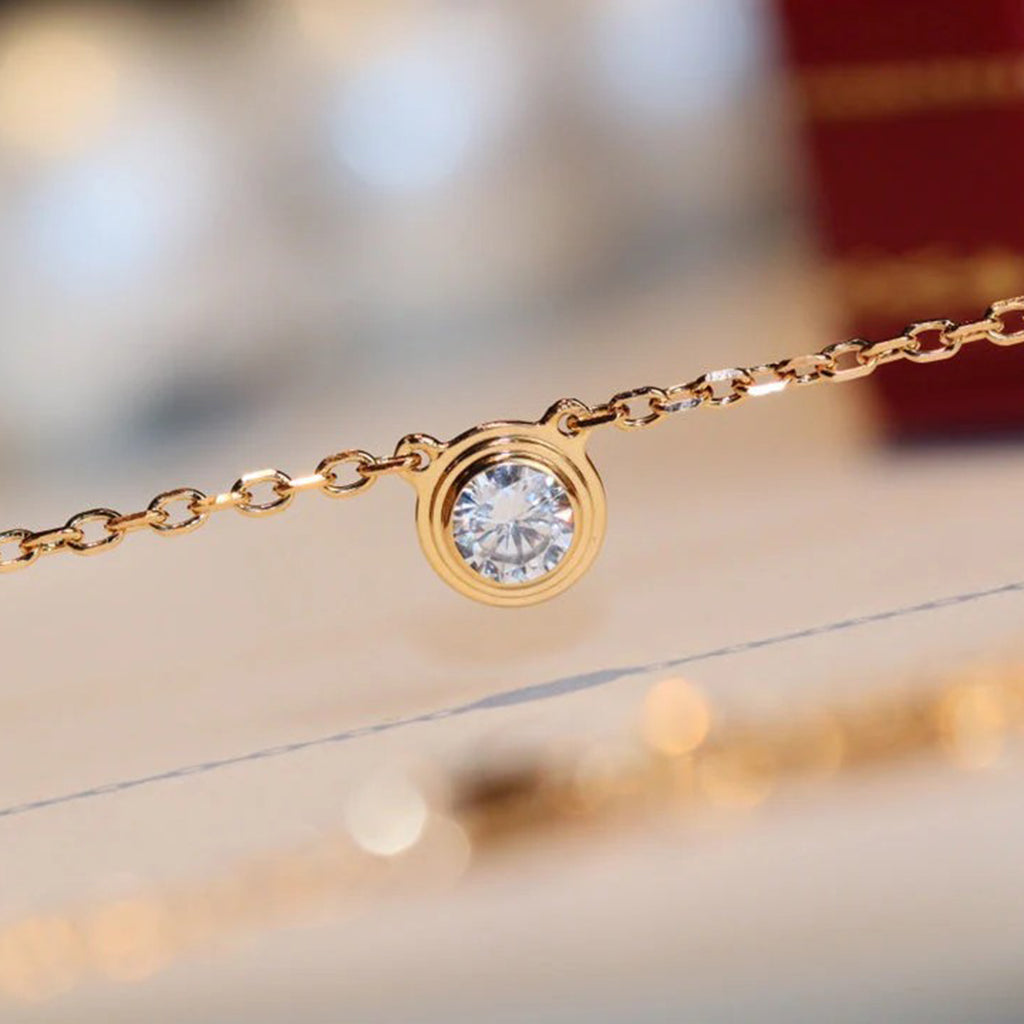 [Rose Tomorrow]DAMOUR DIAMOND NECKLACE