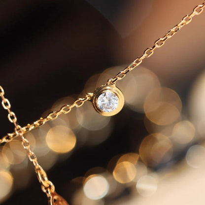 [Rose Tomorrow]DAMOUR DIAMOND NECKLACE