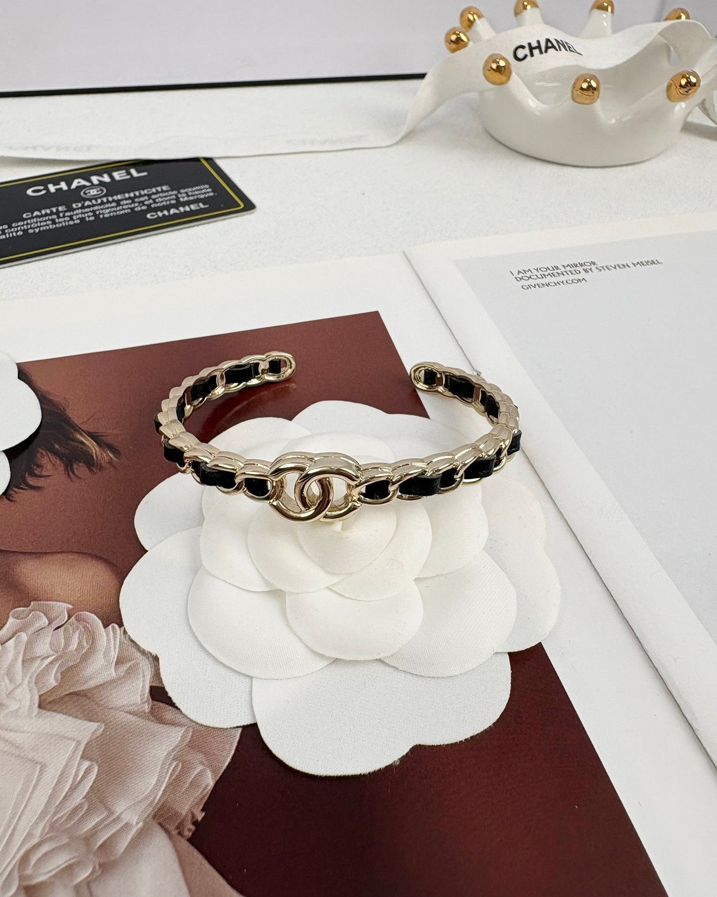 [Rose Tomorrow]Double C Open Bangle